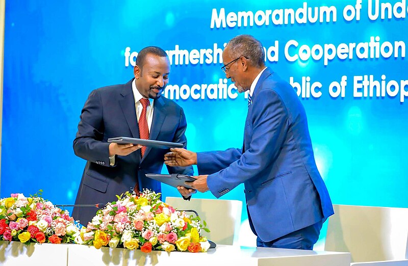 Ethiopia and Somaliland MoU signing